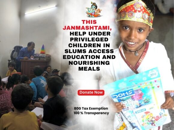 Be the Light in a Child’s Life This Janmashtami: Donate Education & Nourishment By Homeless Care Foundation
